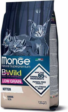 Monge BWild Kitten Husa 1,5 kg
