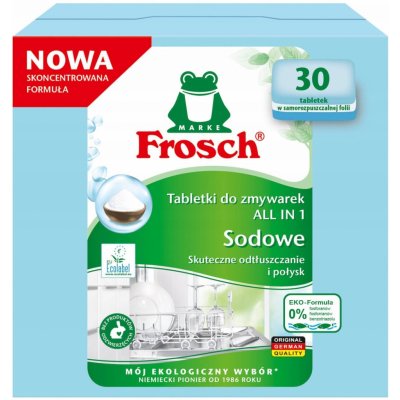 Frosch Kuchyňské tablety do myčky 30 ks 540 g All in 1 sodou – Zboží Dáma