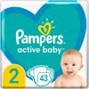 Plenky Pampers Active Baby 2 43 ks