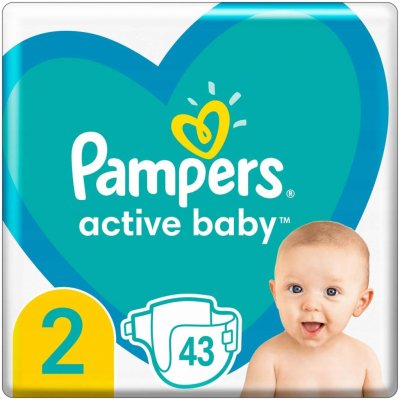 Pampers Active Baby 2 43 ks – Hledejceny.cz