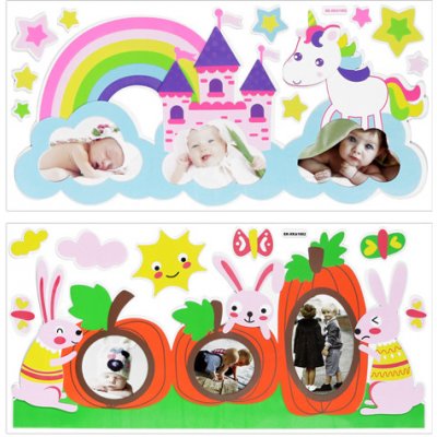 Junior nálepky pěnové 3 x foto mix 4 designů – Zboží Dáma