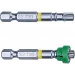 Hroty sada 2ks TORX s magnetickým kloboučkem, T 30 x 50mm, S2, FORTUM – HobbyKompas.cz