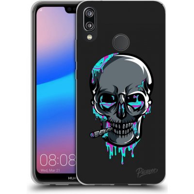 Pouzdro Picasee silikonové Huawei P20 Lite - EARTH - Lebka 3.0 černé – Zbozi.Blesk.cz