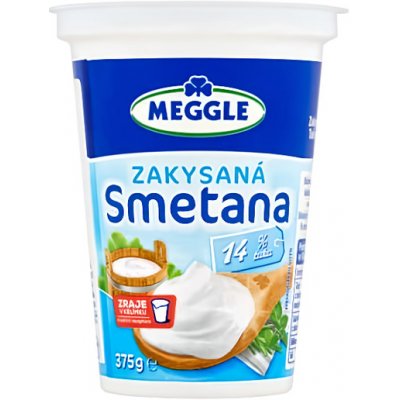 Meggle Zakysaná smetana 14% 375 ml – Zboží Dáma