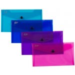 Obálka plastová Electra DL, s drukem, fialová – Sleviste.cz