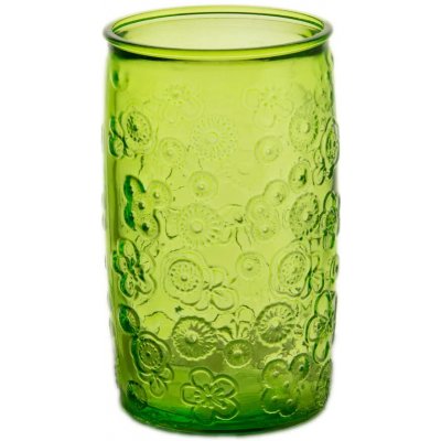 Sklenice/Váza FLORA, pr.8x14cm/0,4L, sv. zelená|Vidrios San Miguel|Recycled Glass – Hledejceny.cz