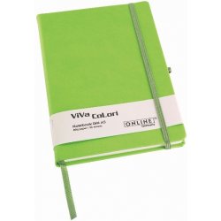 Online Viva Colori A6 zápisník zelený