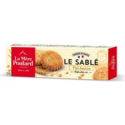 La Mère Poulard Sušenky máslové Tradition Pure butter biscuit La Mère Poulard 125 g – Zboží Mobilmania