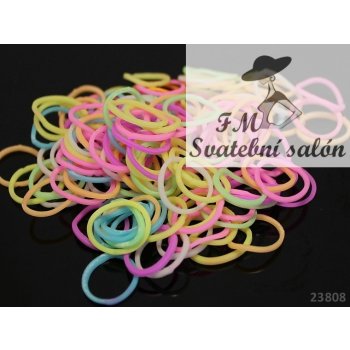 LOOM bands gumičky svítící pastelový MIX