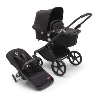 bugaboo Fox Cub s přenosnou korbičkou a sedačkou Black / Midnight Black 2023