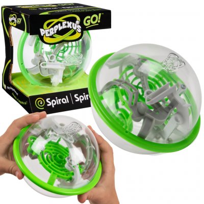 Spin Master Perplexus Go spirálový 3D labyrint – zelená koule – Zbozi.Blesk.cz