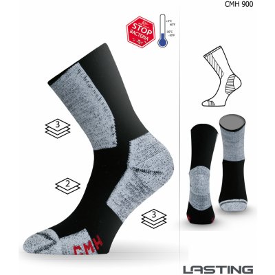 Lasting funkční ponožky CMH černé – Zboží Dáma