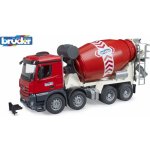 Bruder 3655 MB Arocs míchačka na beton domichávač červený – Zboží Dáma