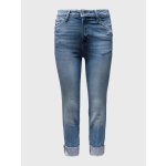 Džíny mid rise universal slim boyfriend jeans modré – Zbozi.Blesk.cz