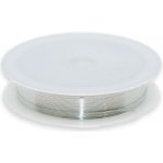 Stříbrný drátek, 0,4mm (cívka 5m) – Hledejceny.cz