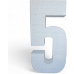 1Mcz 3D polystyrenové číslo 5 k aranžování 28x14x5cm 45957 – Zbozi.Blesk.cz