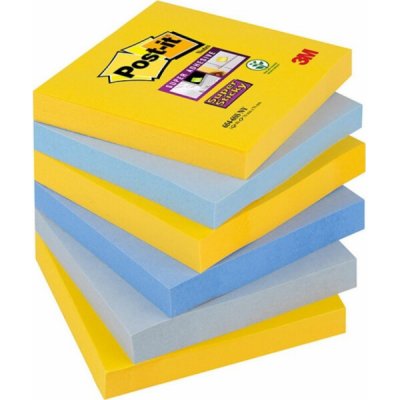 Post-it samolepicí bločky POST-IT Super Sticky (654-6SS-NY), 76x76mm, 6x90 karet, new york – Hledejceny.cz