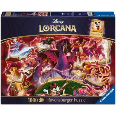 RAVENSBURGER Disney Lorcana Glimmers of the Realm Rubín 1000 dílků – Sleviste.cz