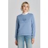 Dámská mikina Gant mikina REG TONAL SHIELD C-NECK SWEAT modrá