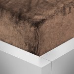 Top prostěradla.cz Mikroflanel prostěradlo Elegance Hnědé 90x200 – Zboží Dáma