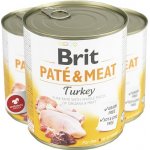 Brit Paté & Meat Dog Turkey 800 g – Zboží Mobilmania