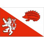 Vlajka Jihlavy vlajka - 80 x 120 cm - tunel, karabina – Hledejceny.cz