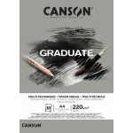 Canson Skicák Graduate Mix Media Grey 220 g m2 30 archů A4 – Zboží Mobilmania