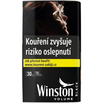 Winston Black cigaretový tabák 30 g – Zbozi.Blesk.cz