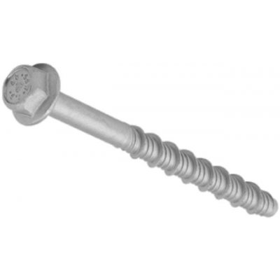 Tvrzený šroub do betonu 7,5 x 80 mm šestihranná hlava s límcem SW10 (50 ks/bal) – Sleviste.cz