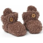 Merino capáčky pro děti bouclé Smallstuff rose brown – Zboží Dáma