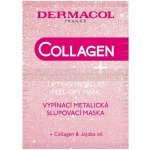 Dermacol Collagen Plus Lifting Metallic Peel-Off Mask 2 x 7,5 ml – Zboží Dáma