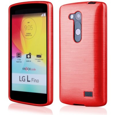 Pouzdro JELLY Case Metallic LG L Fino D290N červené – Zboží Mobilmania