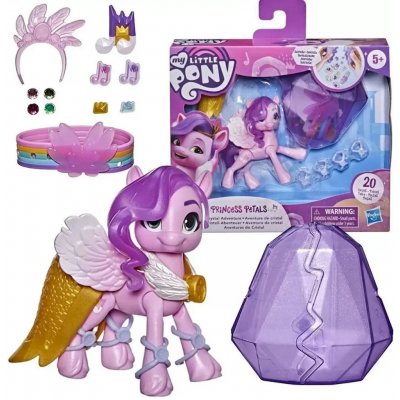 Hasbro My Little Pony Křišťálové dobrodružství s poníky Princess Petals – Zboží Mobilmania