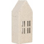 Clayre & Eef Kovový domek s pískovým povrchem Raw Sand - 5*4*11 cm – Hledejceny.cz