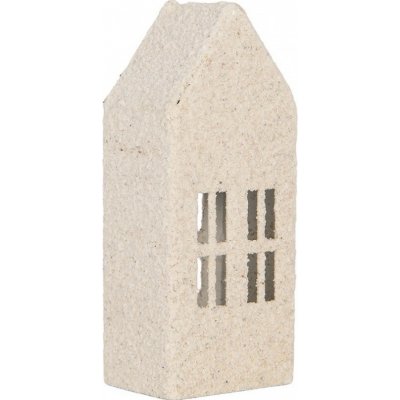Clayre & Eef Kovový domek s pískovým povrchem Raw Sand - 5*4*11 cm – Hledejceny.cz