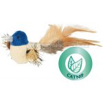 Trixie Plyšový ptáček s peřím a catnipem 8 cm – Zboží Dáma