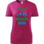 Purpurové dámské tričko k výročí svatby holubičky žluté dárek k výročí svatby pro ženu – Zboží Dáma