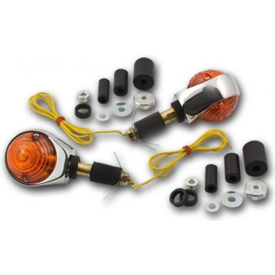 Moto blinkry Glas chrom oranžové – Hledejceny.cz