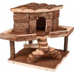 Flamingo Domeček pro hlodavce HANSY dřevěný 20 x 20 x 20 cm – Hledejceny.cz
