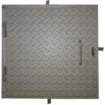 Enpro Poklop na šachty, 50 x 50 cm, stříbrná – Zboží Mobilmania