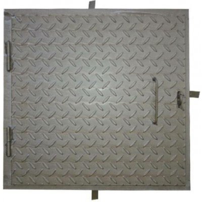 Enpro Poklop na šachty, 50 x 50 cm, stříbrná – Zboží Mobilmania