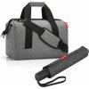 Cestovní tašky a batohy Reisenthel allrounder Twist stříbrná 18 L