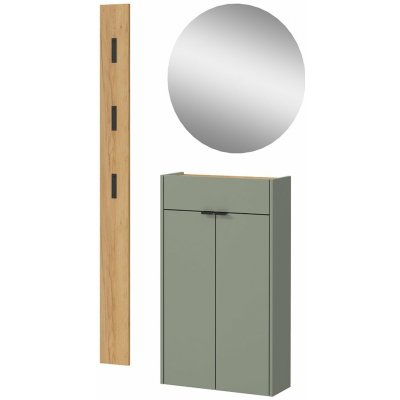 Germania Ameca předsíňová sestava zelená light 86 cm 200 cm 22 cm – Zboží Dáma