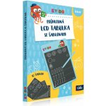ALBI Kvído průhledná LCD kreslicí tabulka set se šablonami 10ks na baterie – Hledejceny.cz