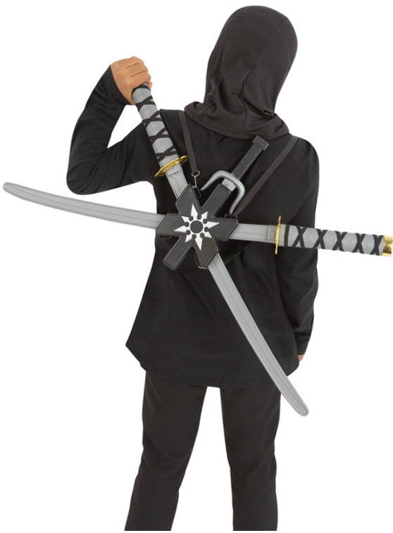 Meče s držákem na záda Ninja