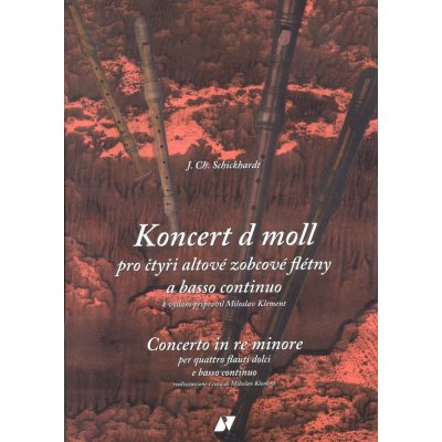 Koncert d moll pro čtyři altové zobcové flétny a basso continuo – Zboží Mobilmania