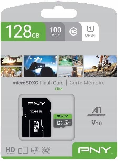 PNY MicroSDXC 128 GB P-SDU128V11100EL-GE