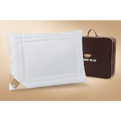 Picaso manufactury Zdravotní vyvařovací polštář Mirabell Visco 400 g dárková hnědá taška na zip 40x60 – Zboží Mobilmania