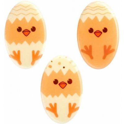 Barbara Luijckx sp. z o. o. Dekorace čokoládová Kuřátka ovál 18 ks – Hledejceny.cz