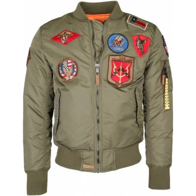 Miltec bunda Top Gun Flight Jacket Beast zelená